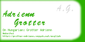 adrienn grotter business card